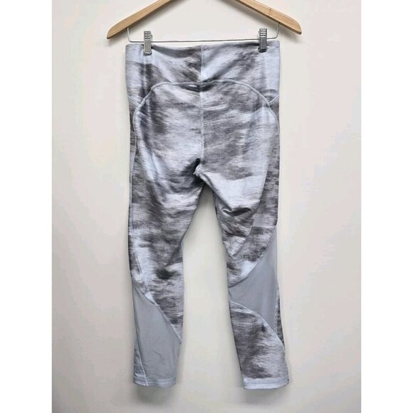 Under Armour Heatgear Compression Ankle Leggings Womens Large Gray Marble Vented - Picture 2 of 10